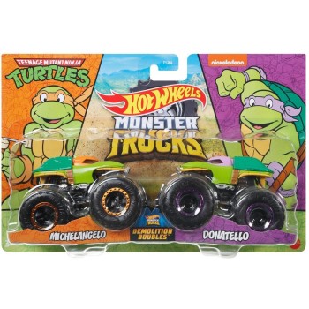Mattel Hot Wheels Monster Trucks Vehicles Set Of Two FYJ64 887961705430