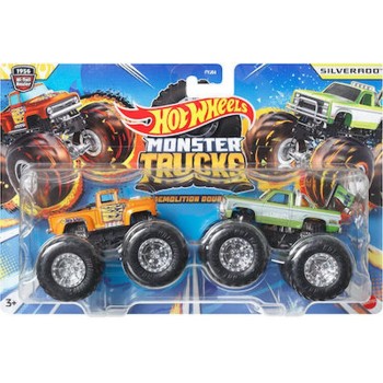Mattel Hot Wheels Οχήματα Monster Trucks Σετ Των 2 FYJ64 887961705430