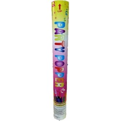 maskarata Confetti Cannon 40 Cm. Cylinder Metallic Ciel K81040-ΣΙΕΛ 5200304430458