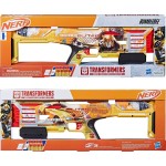 Hasbro Nerf Elite 2.0 Transformers Bumblebee Dart Blaster, 8 Elite Darts, Pump Action, Toy Foam Blasters for 8 Year Old Boys and