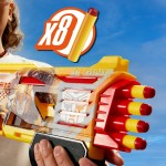 Hasbro Nerf Elite 2.0 Transformers Bumblebee Dart Blaster, 8 Elite Darts, Pump Action, Toy Foam Blasters for 8 Year Old Boys and