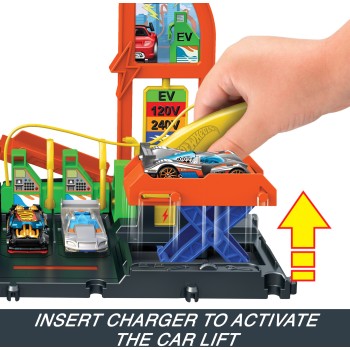 Mattel Hot Wheels City Super Recharge Fuel Station HTN79 194735195107