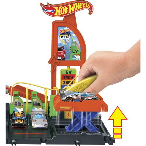 Mattel Hot Wheels City Super Recharge Fuel Station HTN79 194735195107