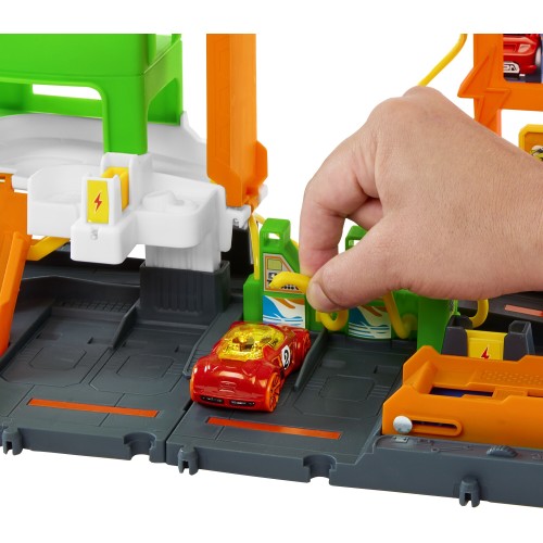 Mattel Hot Wheels City Super Recharge Fuel Station HTN79 194735195107