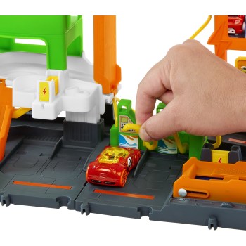 Mattel Hot Wheels City Super Recharge Fuel Station HTN79 194735195107