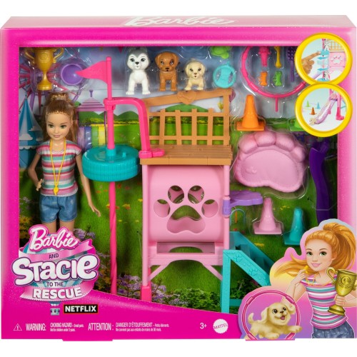 Mattel Barbie and Stacie to the Rescue Doll and Playset HRM10 194735180363
