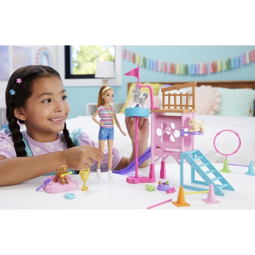 Mattel Barbie and Stacie to the Rescue Doll and Playset HRM10 194735180363