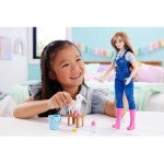 Mattel Barbie 65Th Anniversary Doll & 10 Accessories, Farm Veterinarian Set With Blonde Vet Doll HRG42 194735175956