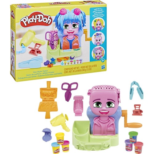 Hasbro Play-Doh Hair Stylin Salon Playset F8807 5010996200983