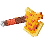 Hasbro Nerf Minecraft Firebrand, Dart Blasting Axe, 6 Elite Foam Darts, Design Inspired By Axe In The Game F8953 5010996212306