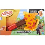 Hasbro Nerf Minecraft Firebrand, Dart Blasting Axe, 6 Elite Foam Darts, Design Inspired By Axe In The Game F8953 5010996212306