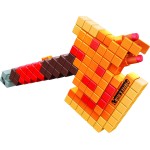 Hasbro Nerf Minecraft Firebrand, Dart Blasting Axe, 6 Elite Foam Darts, Design Inspired By Axe In The Game F8953 5010996212306