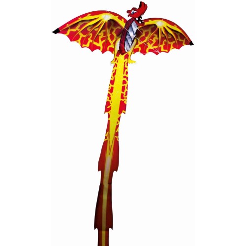 Gunther 3D Kite For Children, Colorful Dragon, Sail Made Of High -Quality Polyester 1136 4001664011360
