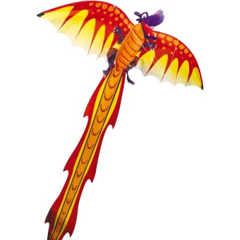 Gunther 3D Kite For Children, Colorful Dragon, Sail Made Of High -Quality Polyester 1136 4001664011360