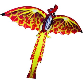Gunther 3D Kite For Children, Colorful Dragon, Sail Made Of High -Quality Polyester 1136 4001664011360