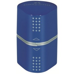 Faber-Castell Τριπλή Ξύστρα Grip Κοκκινο/Μπλε 183801 4005401838012