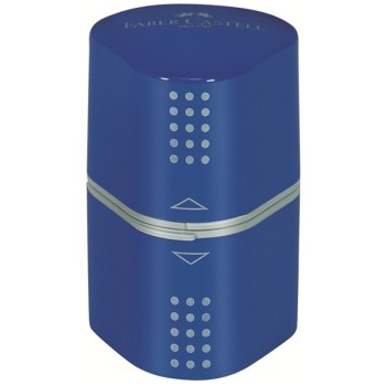 Faber-Castell Τριπλή Ξύστρα Grip Κοκκινο/Μπλε 183801 4005401838012