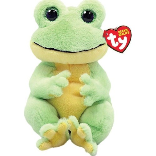 ty Beanie Bellies Snapper Fluffy Frog Green 15cm 1607-41052 008421410521