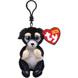 ty Beanie Bellies Ranger Fluffy Clip Doggy Black 8.5cm 1607-43113 008421431137