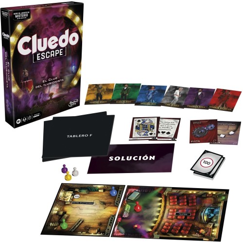 Hasbro Cluedo Escape The Illusionists Club F8817 5010996211668