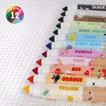 Legami Set Of 12 Markers - Teddy Friends, 12 Assorted Colours, Washable And Non-Toxic TDM0001 8052694002152