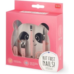 Legami Manicure Kit - But First, Nails!, Scissors, Nail Clippers, File, Cuticle Pusher For Manicure And Pedicure MST0001 8052694