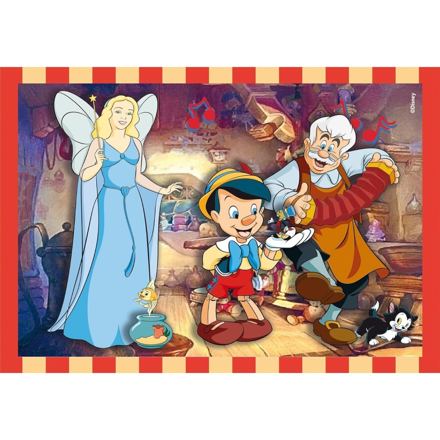 Clementoni Disney Classics Supercolor 4 In 1 Classics-12+16+20+24 ...