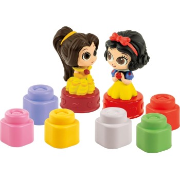Clementoni Soft Clemmy Disney Princess Playset - Soft Building Blocks 1033-17843 8005125178438