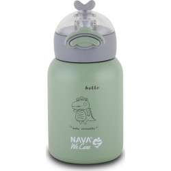 nava Θερμός Μπουκάλι Ανοξείδωτο We Care Πράσινο 350ml 10-110-003 5205746003406