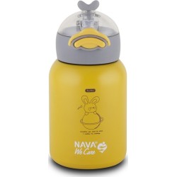 nava Θερμός Μπουκάλι Ανοξείδωτο We Care Κίτρινο 350ml 10-110-004 5205746003413