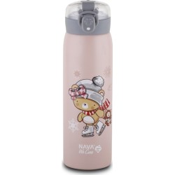 nava Θερμός Μπουκάλι Ανοξείδωτο We Care ροζ 500ml 10-110-010 5205746003451