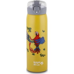 nava Θερμός Μπουκάλι Ανοξείδωτο We Care Κίτρινο 500ml 10-110-013 5205746003420