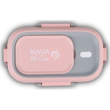 nava Stainless Steel Food Box We Care Pink 800Ml 10-262-005 5205746003819