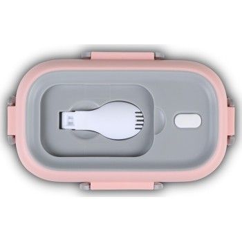nava Stainless Steel Food Box We Care Pink 800Ml 10-262-005 5205746003819