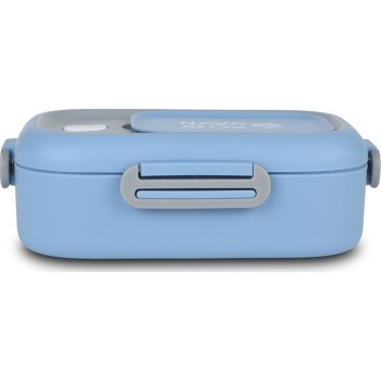 nava Stainless Steel Rectangular We Care Food Container, Blue 800ml 10-262-006 5205746003833