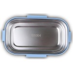 nava Stainless Steel Rectangular We Care Food Container, Blue 800ml 10-262-006 5205746003833