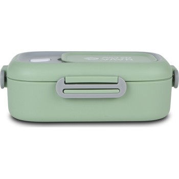 nava We Care Stainless Steel Rectangular Food Container, Green 800ml 10-262-007 5205746003857