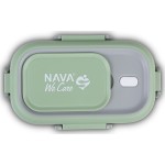 nava We Care Stainless Steel Rectangular Food Container, Green 800ml 10-262-007 5205746003857