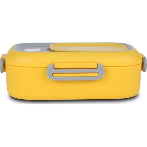 nava We Care Rectangular Stainless Steel Food Container, Yellow 800ml 10-262-008 5205746003901