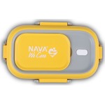 nava Δοχείο Φαγητού Ανοξείδωτο Ορθογώνιο We Care, Κίτρινο 800ml 10-262-008 5205746003901