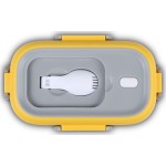 nava We Care Rectangular Stainless Steel Food Container, Yellow 800ml 10-262-008 5205746003901