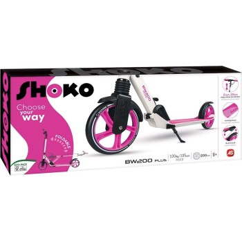 As company Shoko Childrens Skateboard BW 200 Plus With 2 Wheels 200Mm In Fuchsia 5004-50521 5203068505219