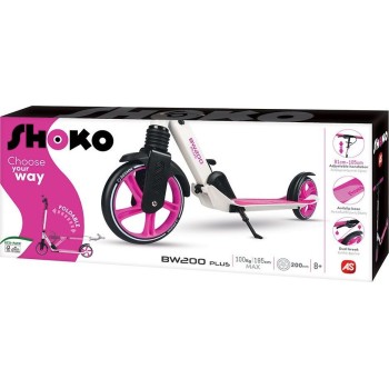 As company Shoko Childrens Skateboard BW 200 Plus With 2 Wheels 200Mm In Fuchsia 5004-50521 5203068505219