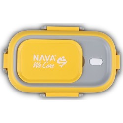 nava Ανταλλακτικό Καπάκι Δοχείου Φαγητού We Care, Ορθογώνιο Κίτρινο 10-262-213 5205746005783