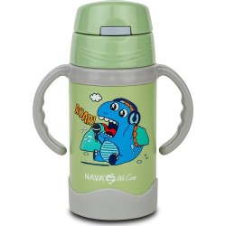 nava Θερμός Μπουκάλι Ανοξείδωτο We Care Πράσινο 300ml 10-113-003 5205746003956