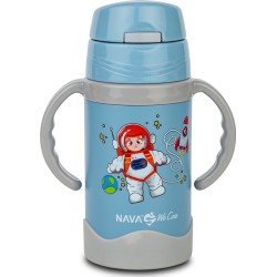 nava Θερμός Μπουκάλι Ανοξείδωτο We Care Μπλε 300ml 10-113-002 5205746003949