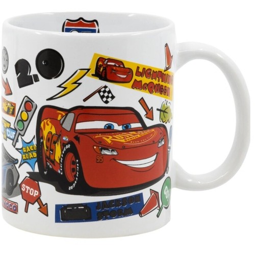 Stor Ceramic Mug 11 Oz In Gift Box Cars Stickers 530-88074 8412497880744