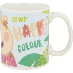 Stor Κεραμική Κούπα 11 oz σε Συσκευασία Δώρου Peppa pig Pink Flamingo 530-20102 8412497201020