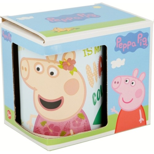 Stor Ceramic mug 11 oz in Gift box Peppa pig Pink Flamingo 530-20102 8412497201020
