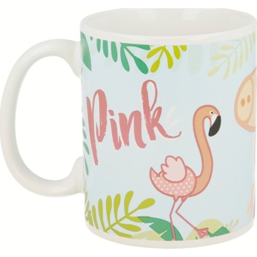 Stor Ceramic mug 11 oz in Gift box Peppa pig Pink Flamingo 530-20102 8412497201020